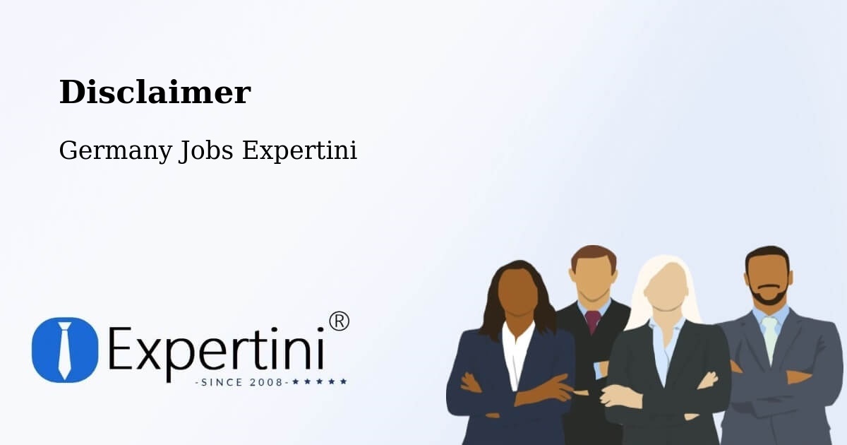 Disclaimer – Passau - Germany Jobs Expertini